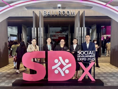 ร่วมงาน Social Development Expo 2025 ภาตใต้แนวคิด “Demographic and Climate Crises”